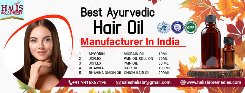 Ayurvedic hair oil manufacturers
