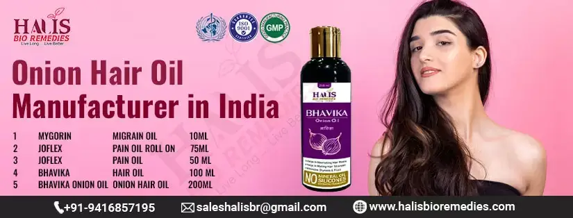 Best Third Party Private Label Onion Hair Oil Manufacturer in India