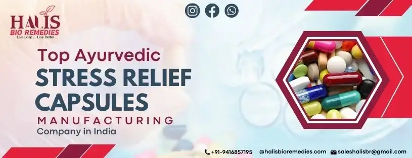 Ayurvedic Stress Relief Capsules Manufacturing Company in India